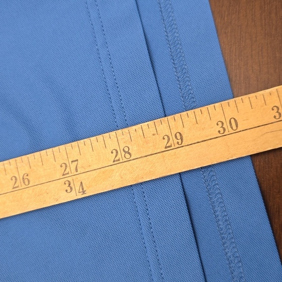 PETER MILLAR Summer Comfort Men's L Blue Polo Golf Shirt Logo - Picture 4 of 7